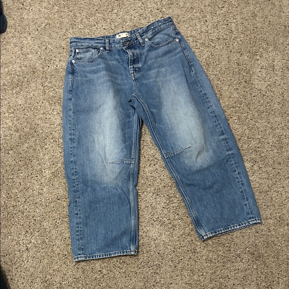 Madewell The Darted Barrel Leg Jean